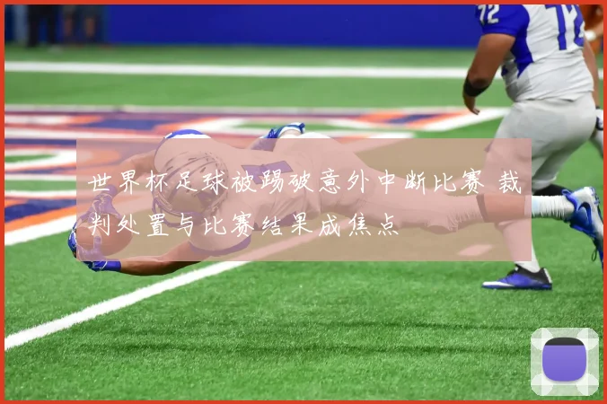 世界杯足球被踢破意外中断比赛 裁判处置与比赛结果成焦点