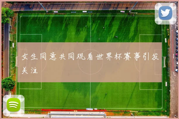 女生同意共同观看世界杯赛事引发关注